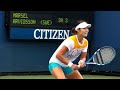 Li Na Practices At US Open