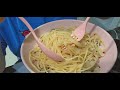 오늘은 굴오일 파스타 어때! 굴오일파스타만들기 파스타레시피   Oyster oil pasta Recipe  cooking Eatingshow