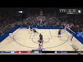 NBA 2K24 Shaq crushes James Wiseman's shot into the crowd!