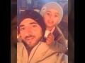 Sheikh Hamdan with younger friend ชีคฮัมดาน กับเพื่อนรุ่นเยาว์ของพระองค์.