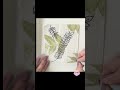 Leaf drawing tutorial on beautiful paper! Doodling is good for your soul! #create #leafdrawing #art