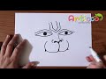 How to Draw Hanuman Face