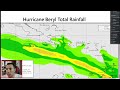 BREAKING NEWS LIVE - Major Hurricane Beryl Nearing Category 5 Intensity...