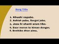 Nagamese Gospel Songs || Collections Different Artists ||