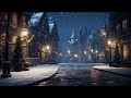 Winter Night Jazz ️♥️ Relaxing Jazz Piano Music and Snow Ambience in Winter ~ Soft Jazz Music