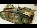 French Battle Tank B1 bis Update 2 Painting & Weathering