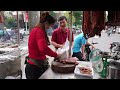 Amazing Site Selling Various Street Food - Grill Fish With Salt, Roasted Pork Ribs & More Meat