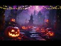 Spooky Halloween Music 🎃 Haunted Forest Graveyard With Relaxing Halloween Music, Scary, Spook Music