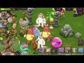 играем, в My Singing Monsters чистим остров,  открыли остров вублинов