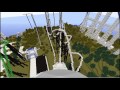 【minecraft】本格的！？MODローラーコースターワールド！(MOD Roller coaster world !)【ExRollerCoaster】