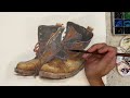 How to painting Old boots with watercolor