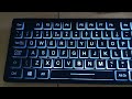 Perixx keyboard, faulty illumination