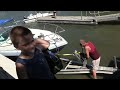 Inexperienced Captain! DANGEROUS Position! Backs Running Prop Into Pylon! Boating Mistake!- E39