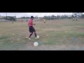 bol ke sath practice zigzag drivelling #football