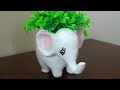 Amazing Way to Recycle Plastic Bottle/ DIY Cute Elephant Planter/ Best Out of Waste Bottles