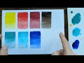 Creating my ULTIMATE watercolour palette! // Schmincke Horadam colour swatching