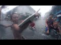 EXTREME MASSIVE FLOOD | SUPER ULTRA HEAVY RAIN DOWNFALL IN AFP ROAD QUEZON CITY | [4K] 🇵🇭