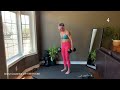 30min HIIT WORKOUT WITH WEIGHTS full body dumbbell + leg emphasis