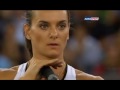 Isinbaeva rocks the Russia National Anthem