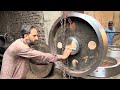 Ingenious Extreme Production of Huge Industrial Gear with Limited Tools | Largest Industrial Gear