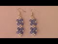 How To Make Beaded Earrings At Home | Beaded Jewellery Tutorial