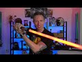 Coolest Lightsaber Ever! Starkiller Neopixel Lightsaber Review from Artsabers!