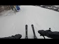 Skiing Timberline Mountain - White Lightning | 1/4/2024 (RAW 4K Footage)