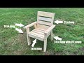 DIY 2x4 Patio Chair Build! (Under $30!)