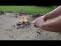 How to start a fire