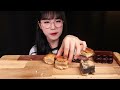 ASMR 쫀득꾸덕달달🤤스모어쿠키 버터바 휘낭시에 디저트 먹방 리얼사운드 Extra fudgy DESSERT BUTTER BAR COOKIES MUKBANG EATING SOUNDS