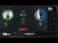 Boston Celtics vs Dallas Mavericks |#NBAFinals presented by YouTube TV Game 3 on ABC Live Scoreboard
