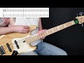 Bruce Springsteen - Trapped (live) (Bass Cover) (Lesson w/ Tabs)