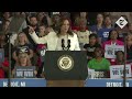 Kamala Harris scolds anti-Israel protesters at rally