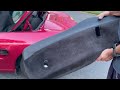 Porsche Boxster Engine Access & Air Filter Check | Step by step process