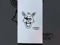 Drawing ASMR🎧 Foxy! FNAF (#shorts)