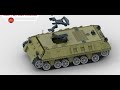 M10坦克歼击车乐高moc拼装动画