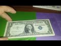 Silver certificates and star notes