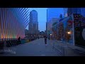 MANHATTAN Rainy Night walk ☔ 4K Downtown NEW YORK CITY Walking tour