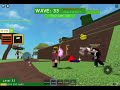 Playing zombie attack on roblox! #roblox #zombie #zombiesurvival