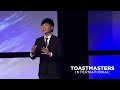 2016 World Champion of Public Speaking, Darren Tay Wen Jie