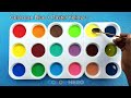 15 Brilliant Colors made from 3 Primary Colors!