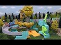 Funlings and Thomas Toy Train Stories with Dinosaurs Toys