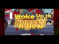 Somehow I woke up in a Bugatti.