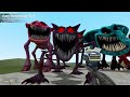 EVERY NIGHTMARE SMILING CRITTERS GIANT!! Poppy Playtime In Garry's Mod