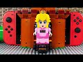 Lego Mario and Luigi enter the Nintendo Switch together to save Peach. Will they succeed? #legomario
