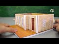 Popsicle Stick Crafts - 5 Beautiful Houses 🏡 DIY