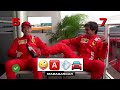 charles leclerc and carlos sainz being chaotic for 4 minutes
