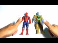 Avengers Assemble Toys Unboxing Thanos vs Spider-Man Superhero Avengers Toys