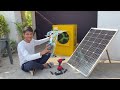 ये कूलर बिजली जाने के बाद भी चलेगा 🥶 How to make Cooler with 775 DC motor + Solar Panel