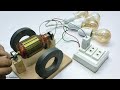 I turned super power magnet copper router into220v 15000w generator
